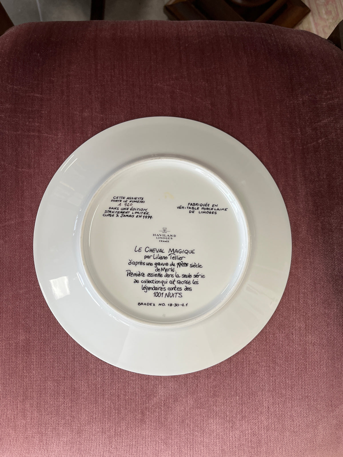 Le Cheval Magique Plate by Haviland Limoges