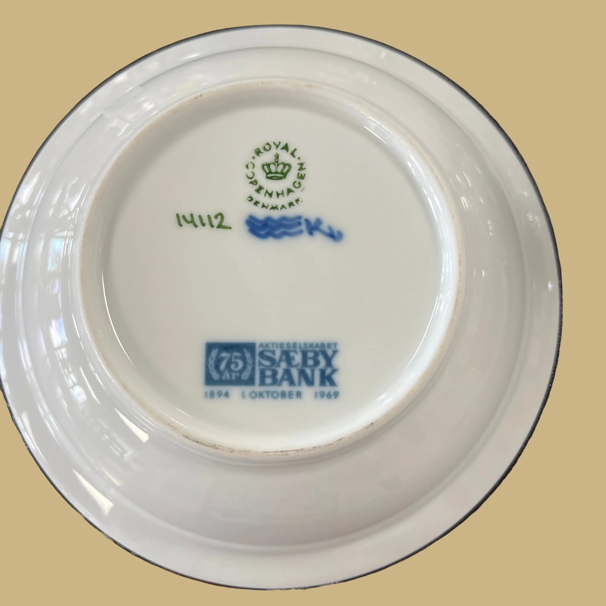 Royal Copenhagen Madonna & Child Saeby Bank 75th Anniversary