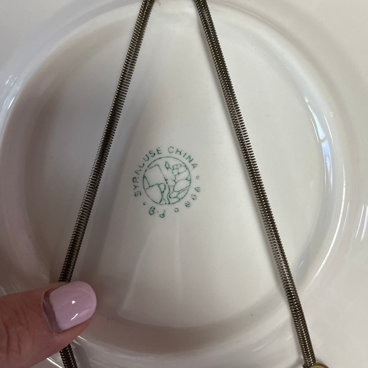 Syracuse China Plate w/Exotic Bird