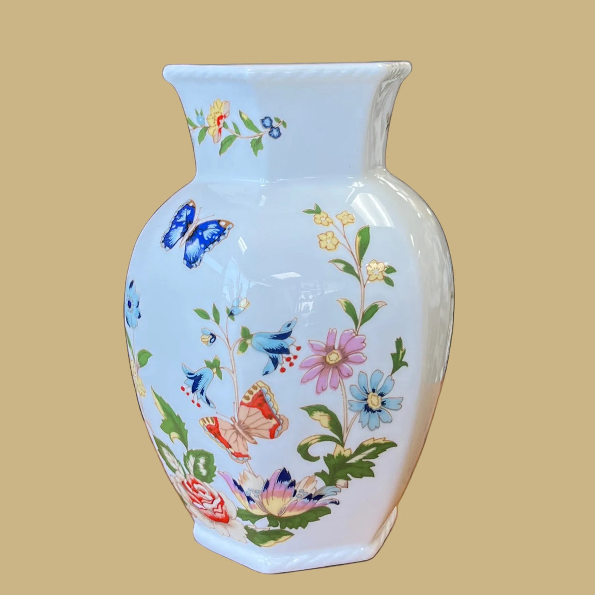 Aynsley “Cottage Garden” Bone China Vase