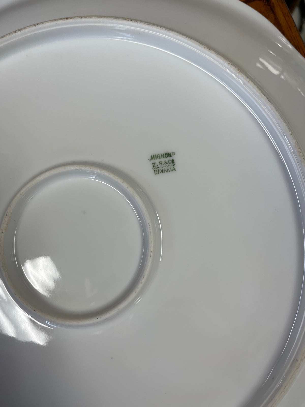 A “Mignon” Pattern Plate by Z.S. & Co.
