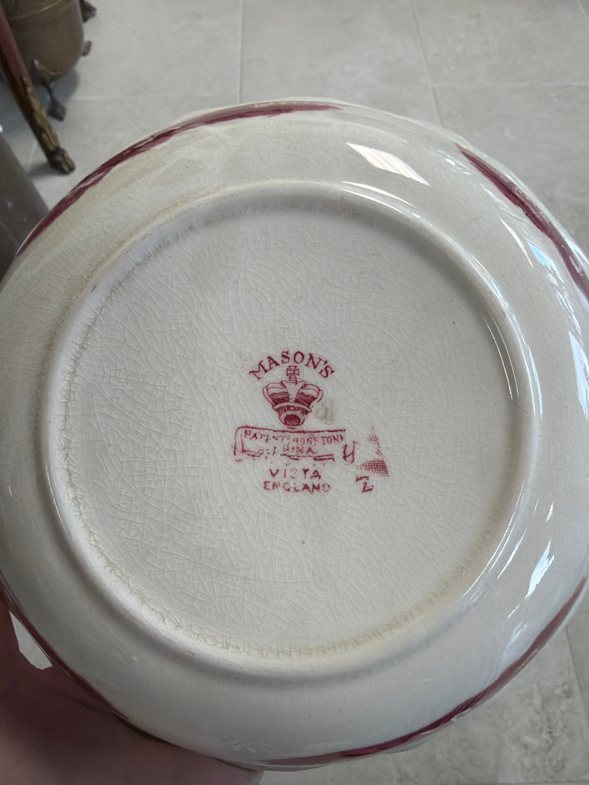 Mason's Ironstone Vista Transferware Bowl