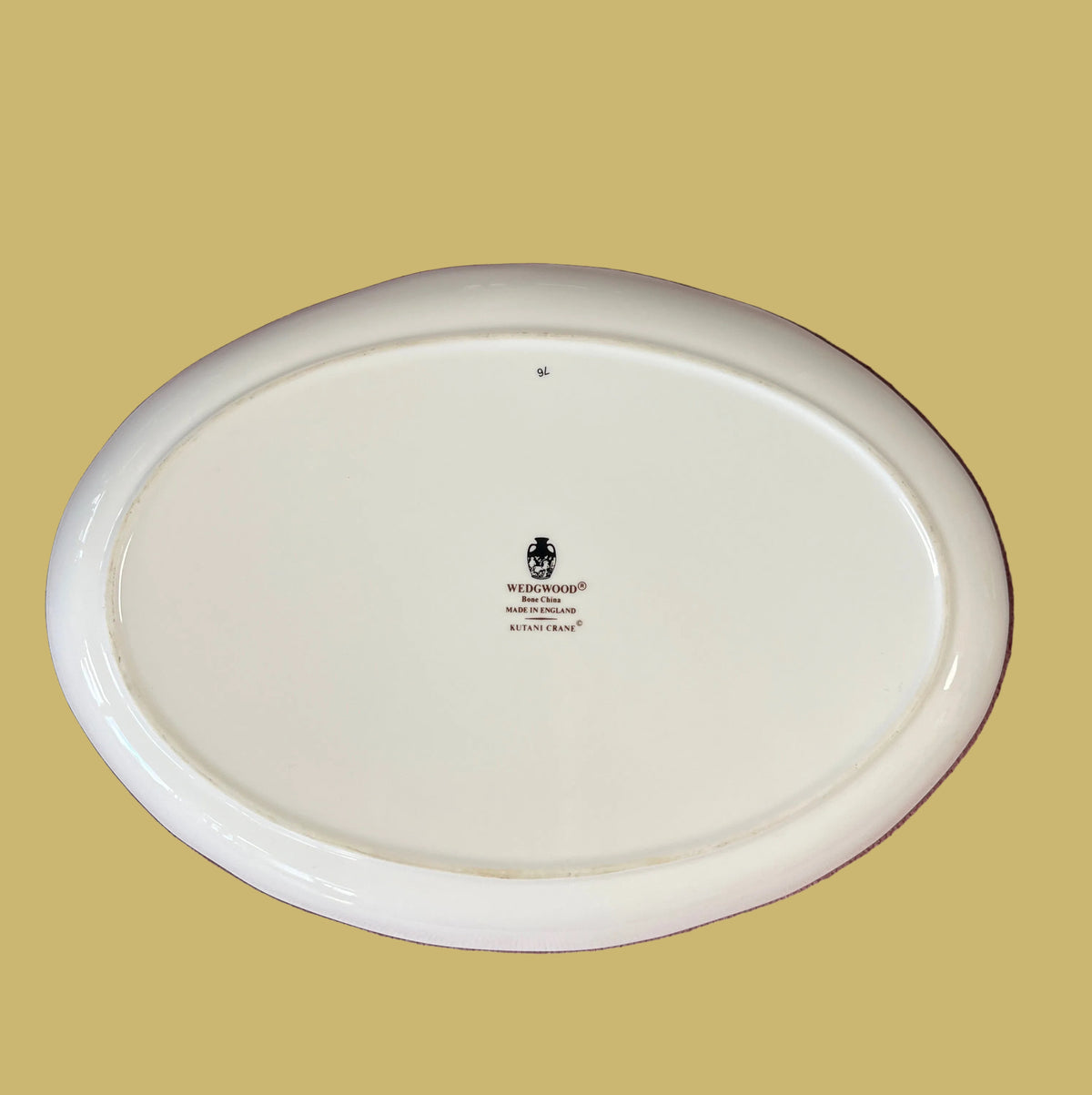 Vintage Wedgwood Kutani Crane Tray