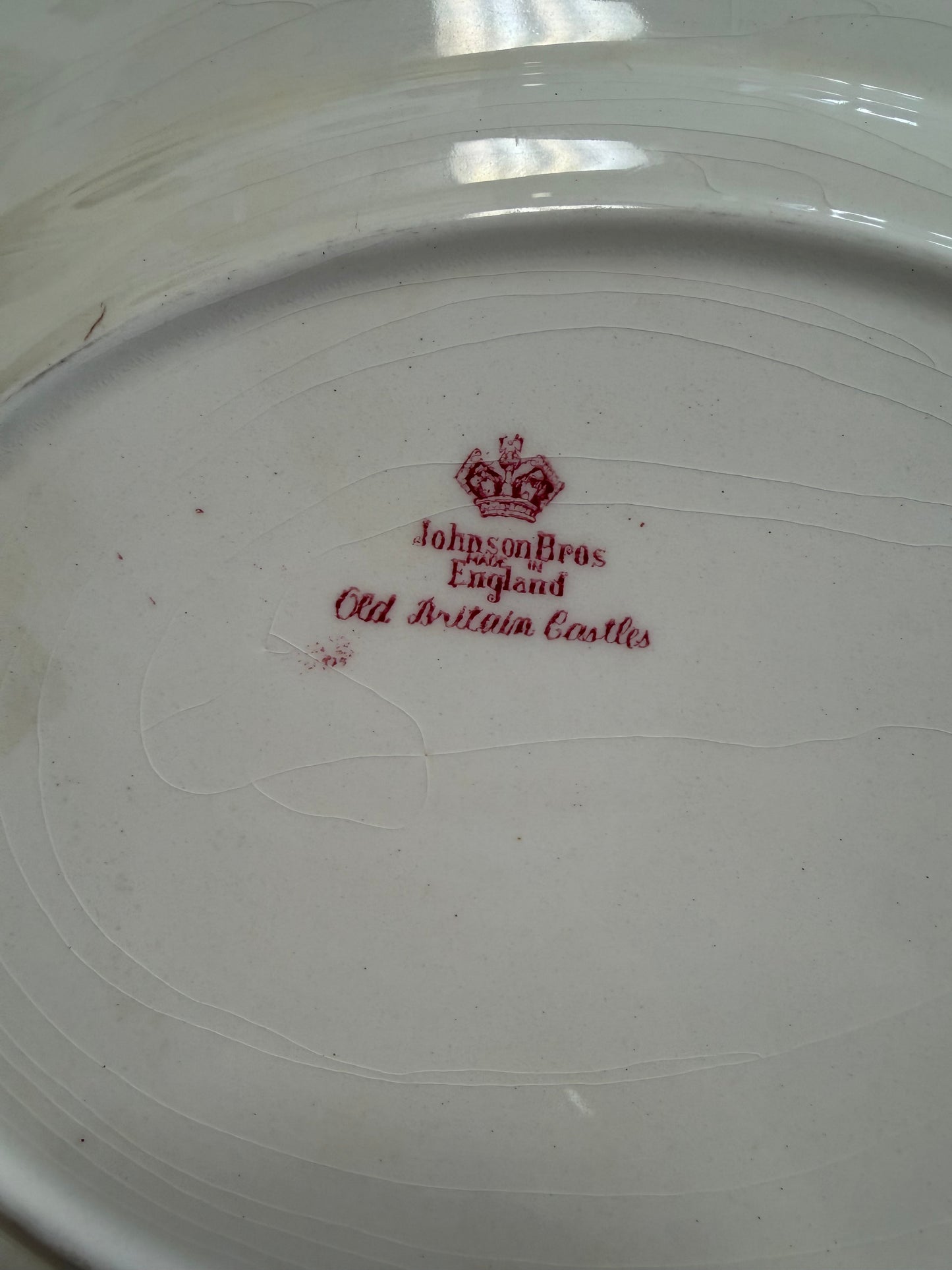 Johnson Brothers Old Britain Castles Oval Serving Platter