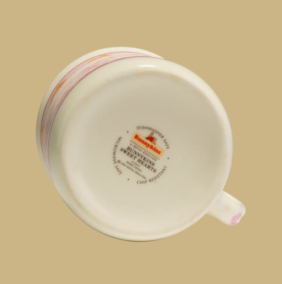 Royal Doulton Bunnykins Sweet Hearts Mug & Money Bank, Set