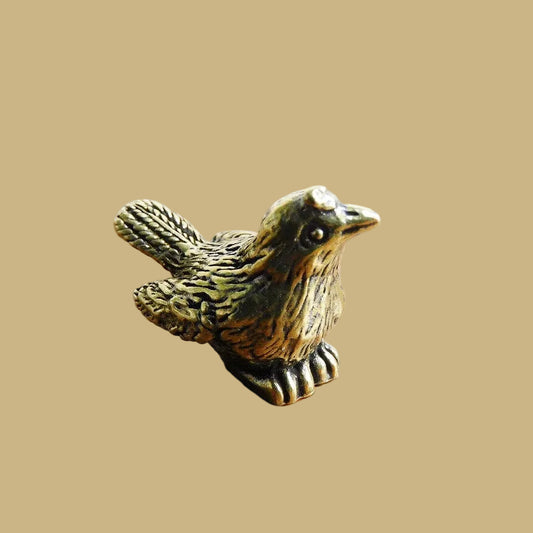 Small Brass Bird Figurine