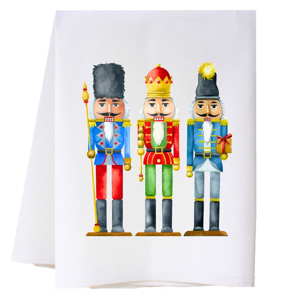 We Three Nutcrackers Kitchen Towel