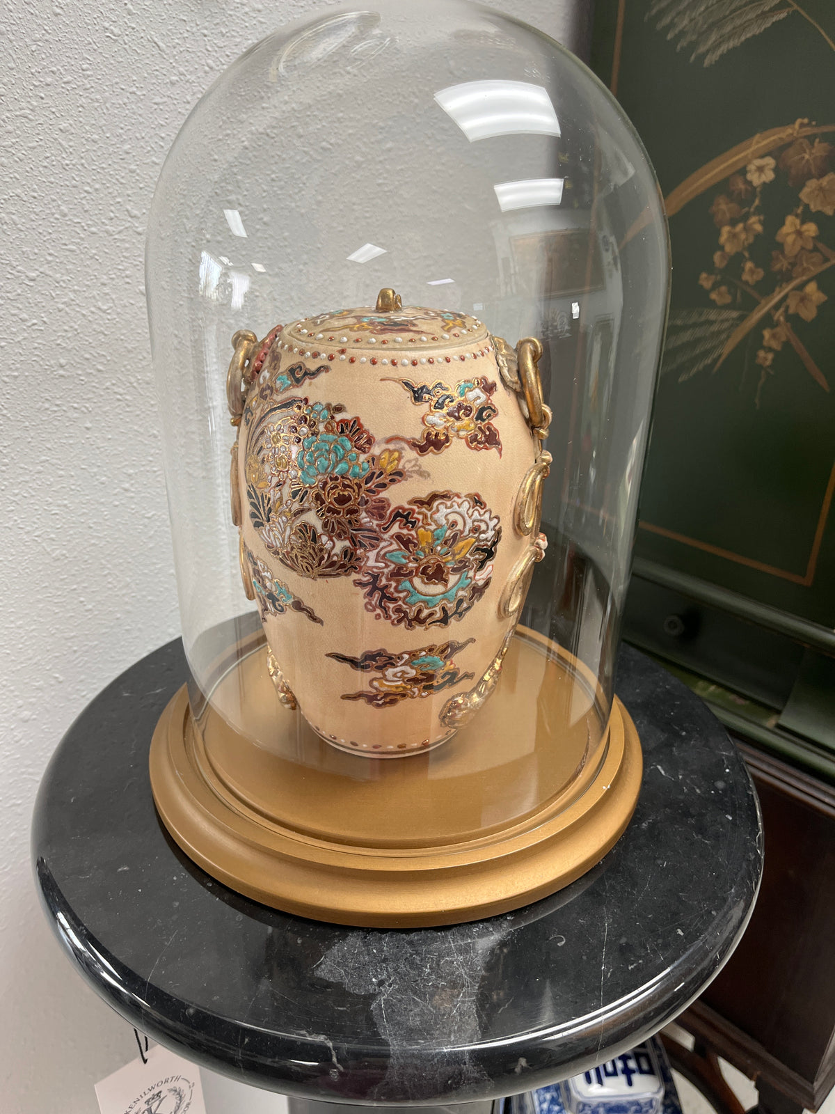 Antique Circa 1890 Japanese Meiji Era Satsuma Vase