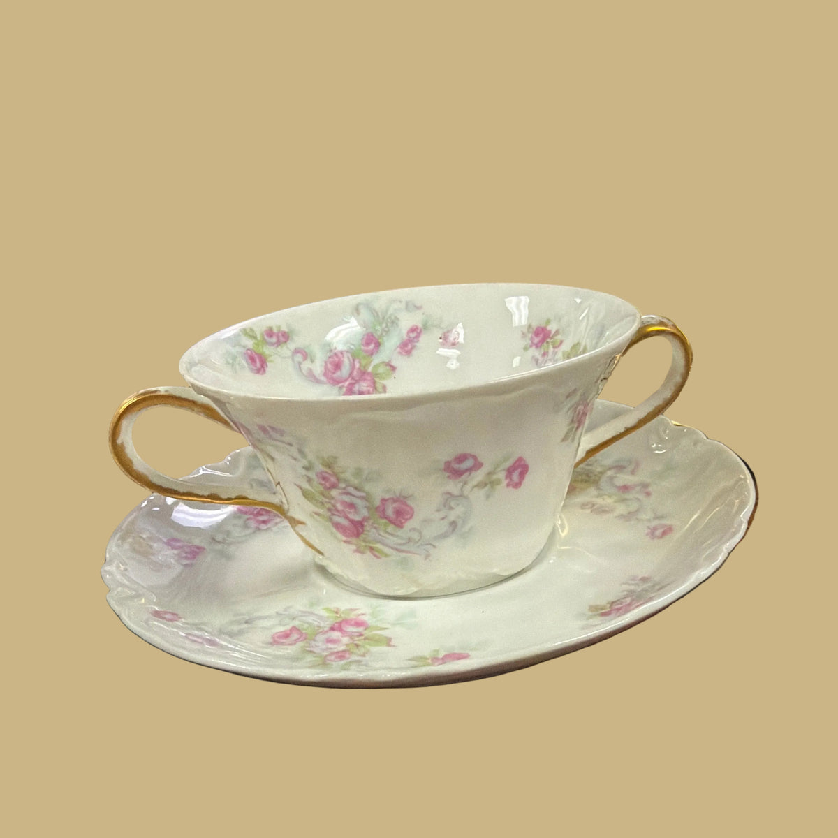 Haviland Tea Cup & Saucer Set