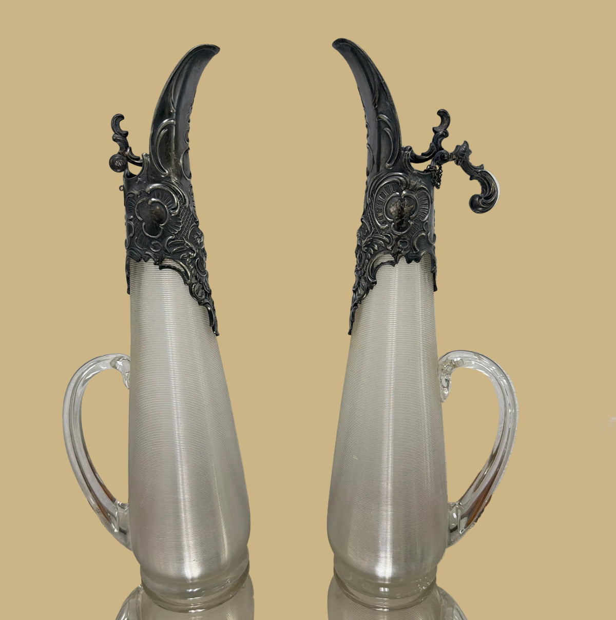 Art Nouveau Claret Jugs