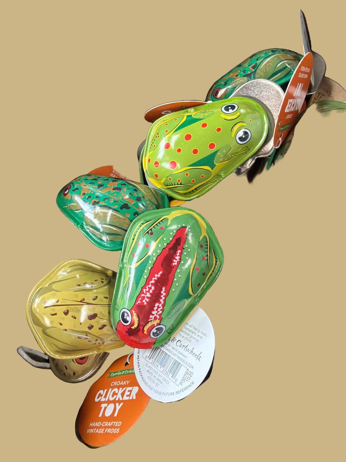 Vintage Frog Clicker Toy