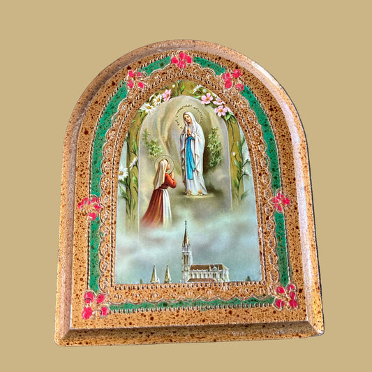Our Lady of Lourdes Wall Plaque