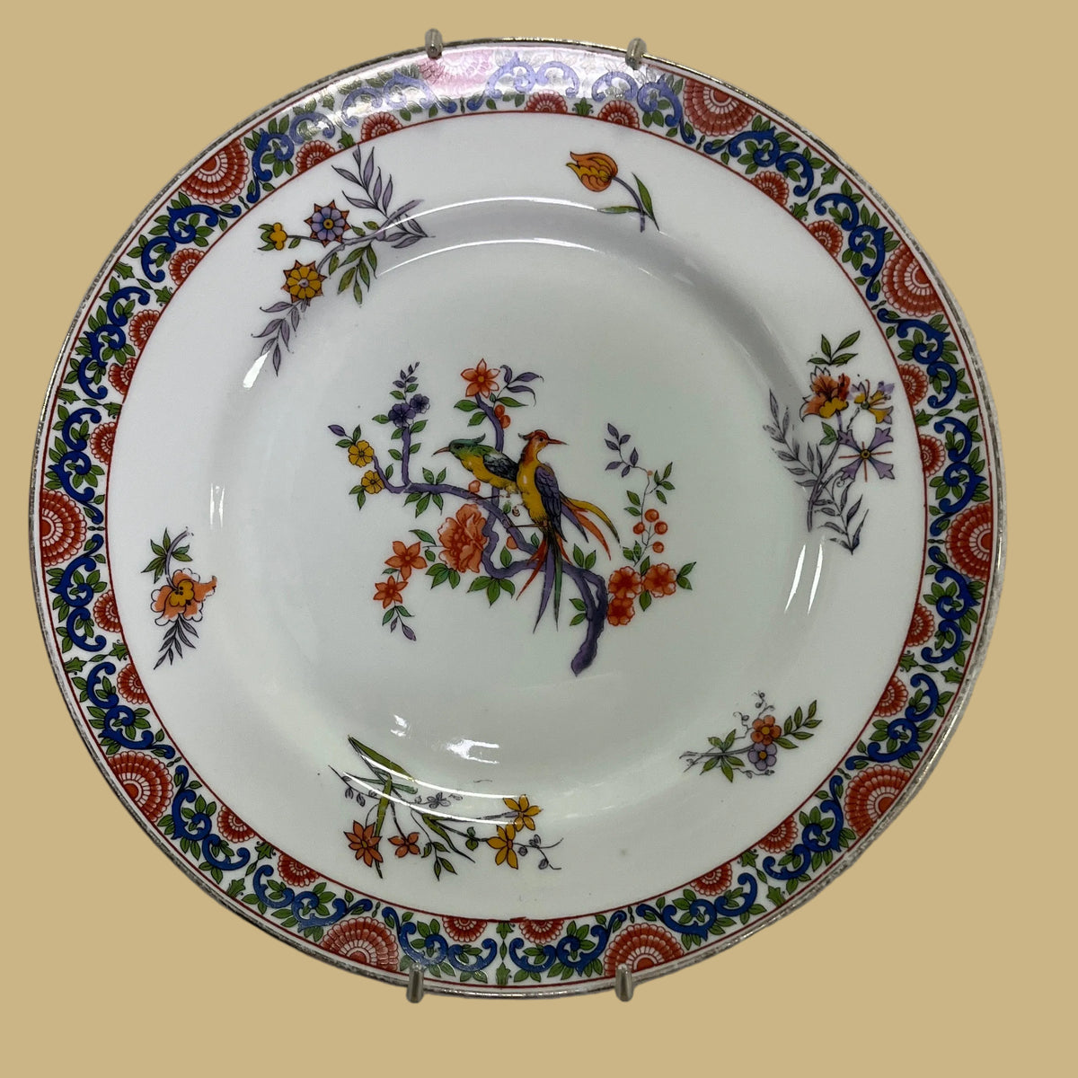 Limoges Decorative Plate w/Birds