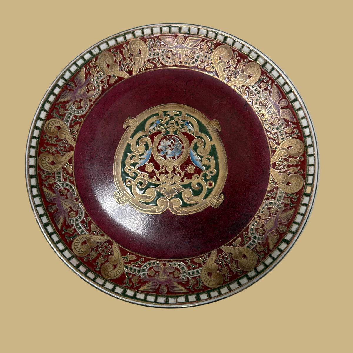 Oriental Decorative Ceramic Plate