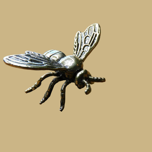 Small Brass Bee Figurine