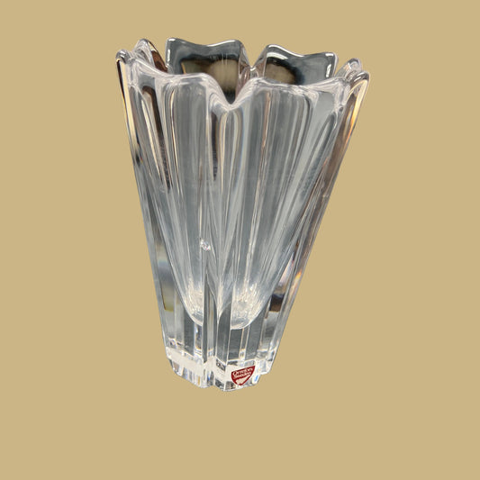 Orrefors "Corona" Crystal Vase