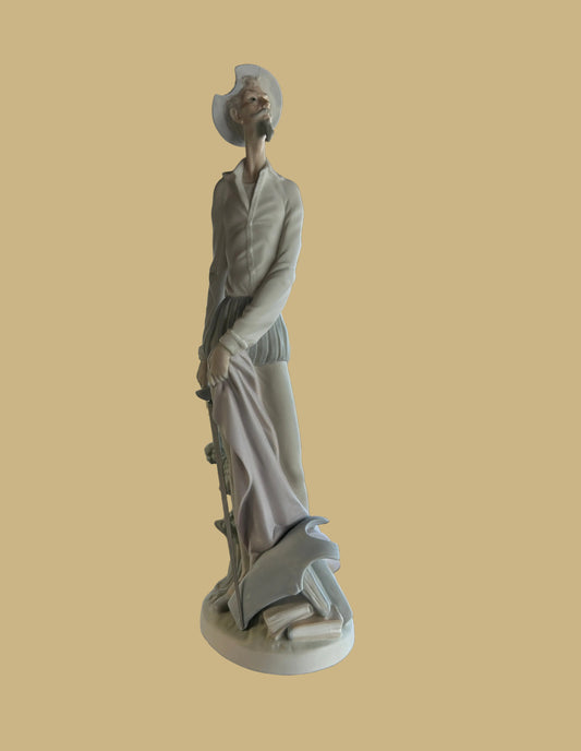 Don Quixote Standing with his Sword
