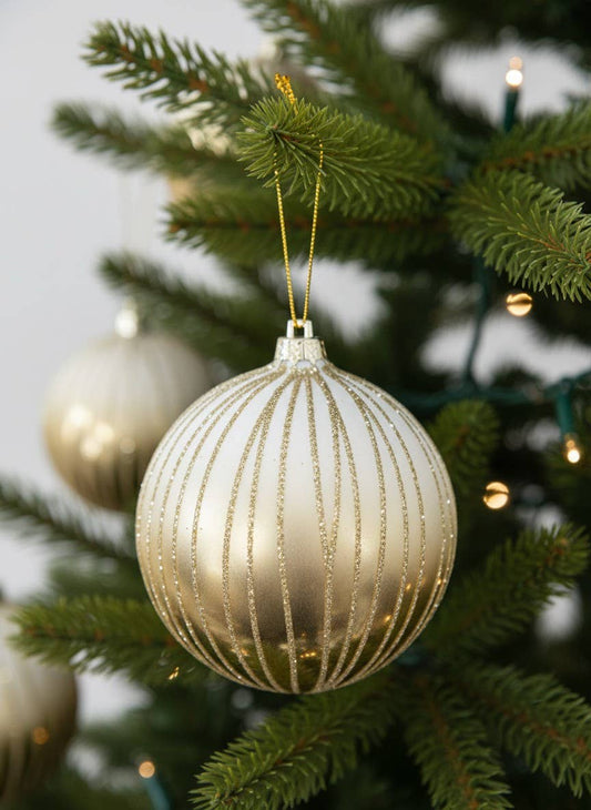 A Golden Kiss Ornament 3x3in