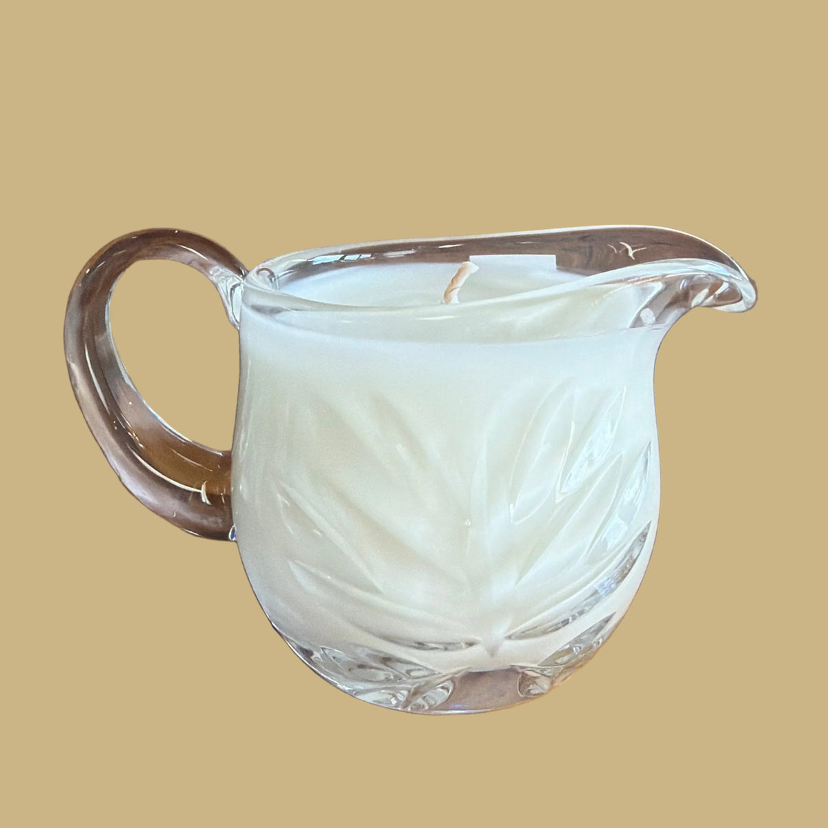 Royal Doulton Crystal Creamer Candle