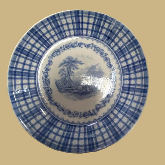 Cauldon England Breadalbane Pattern Shallow Soup Bowl