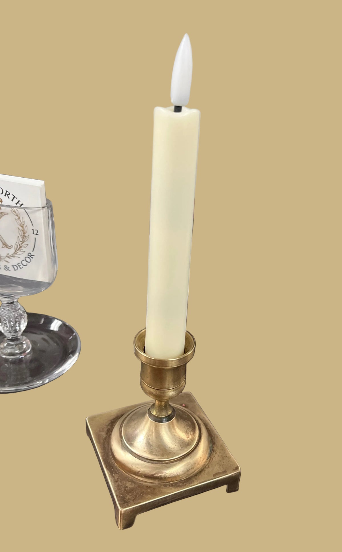 Brass Candlestick Holder