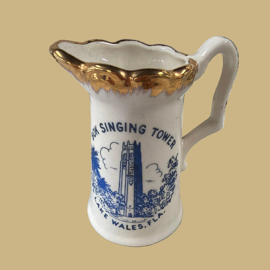 1960s Souvenir Pitcher Bok Singing Tower