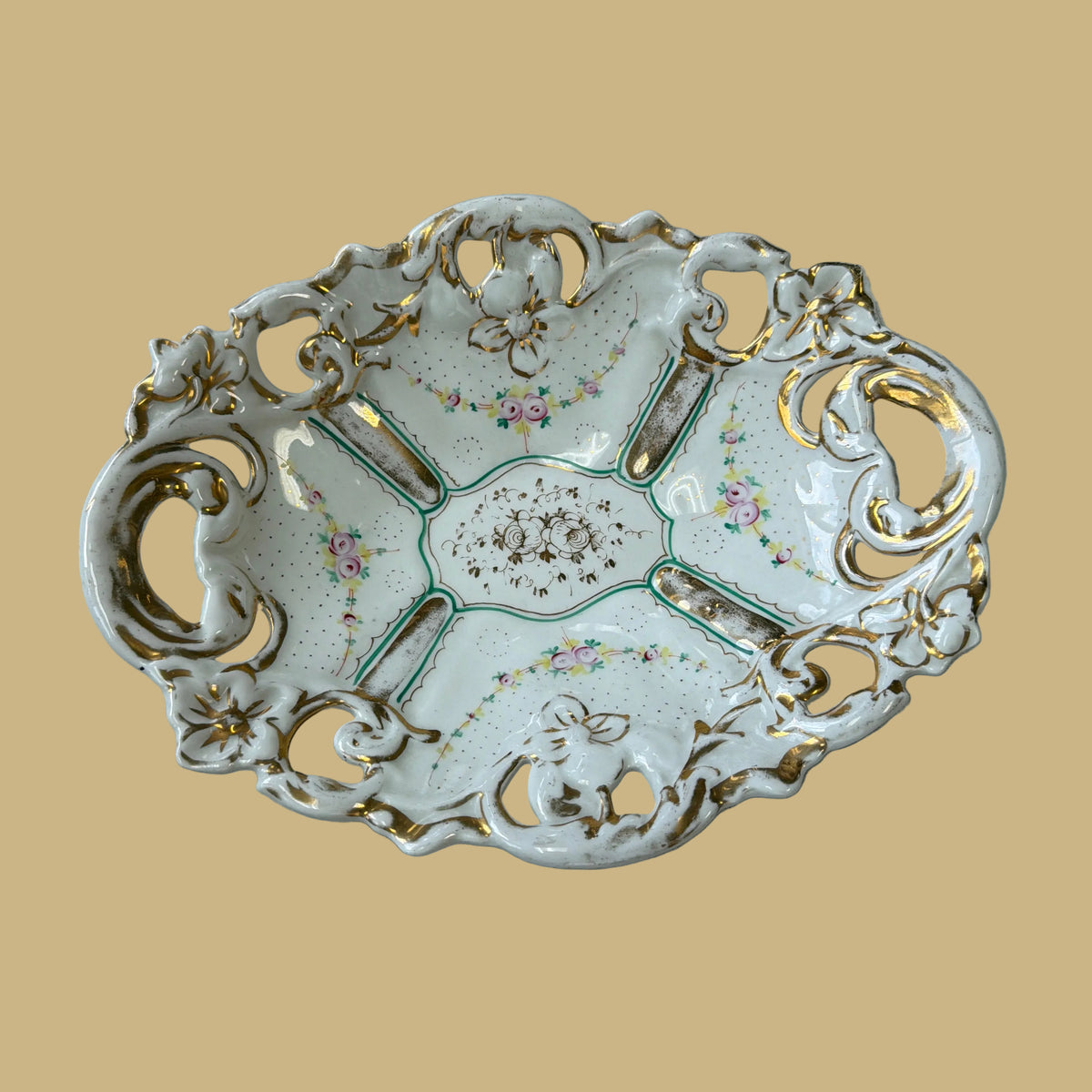 KPM Berlin Hand-painted Porcelain Serving Platter