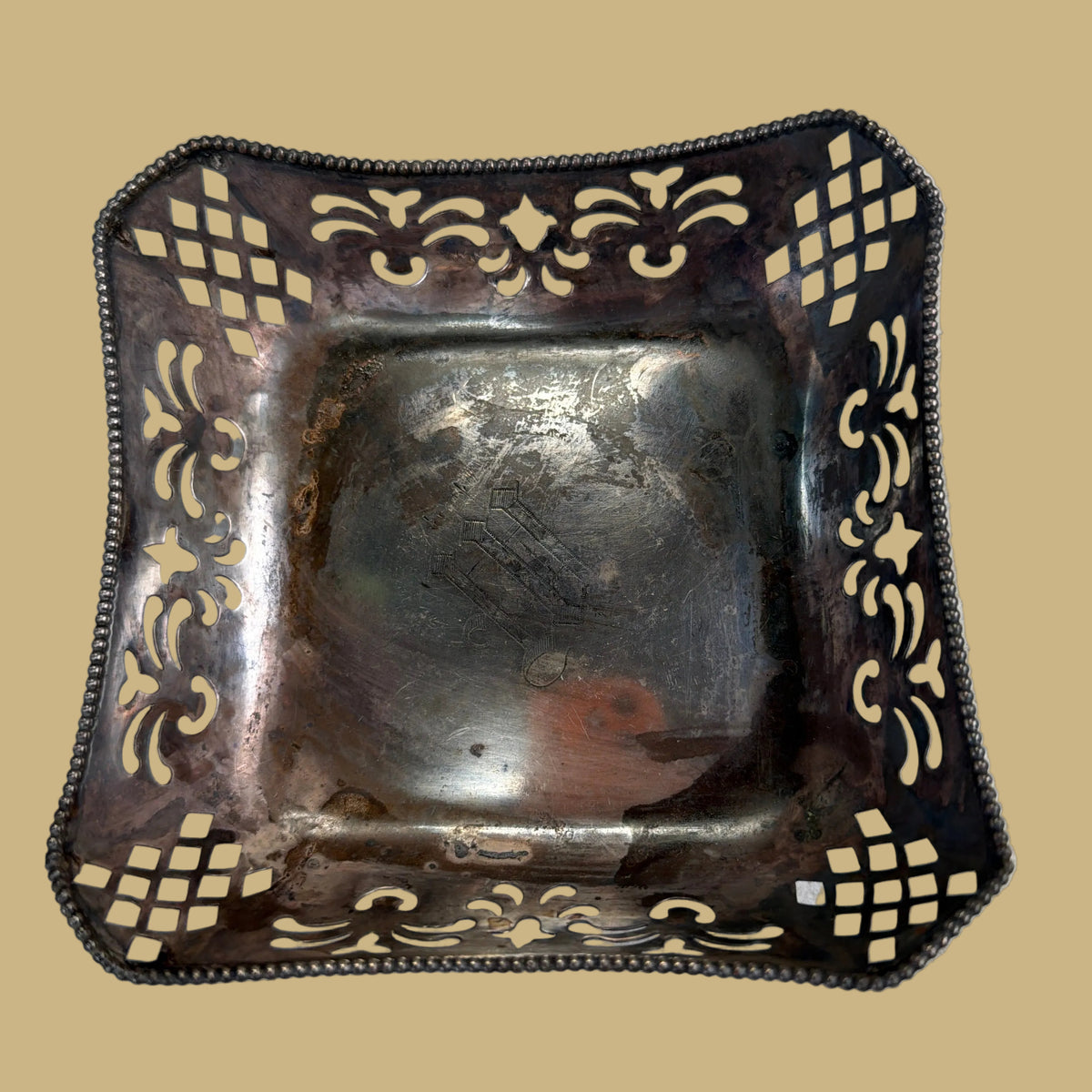 Sterling Trinket Basket