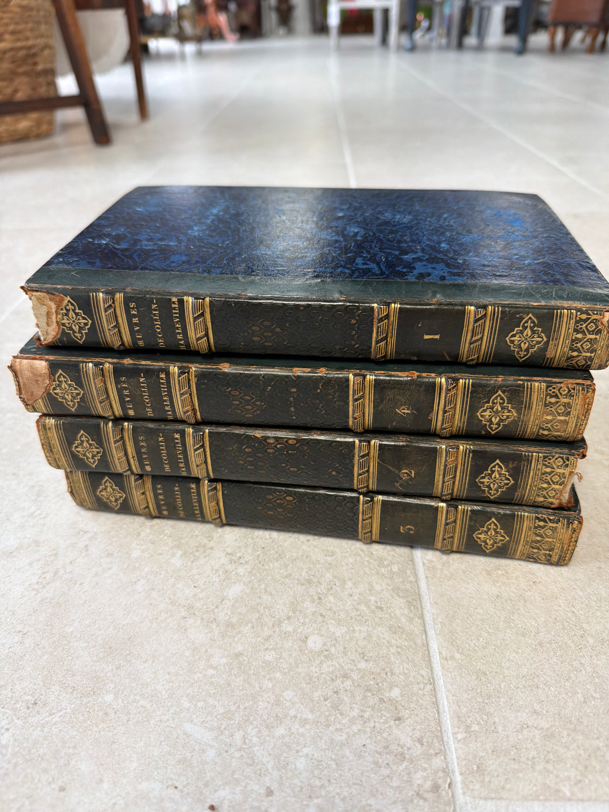 Volumes of Oeuvres de Collin-Harleville by Jean-François Collin d'Harleville, 1828