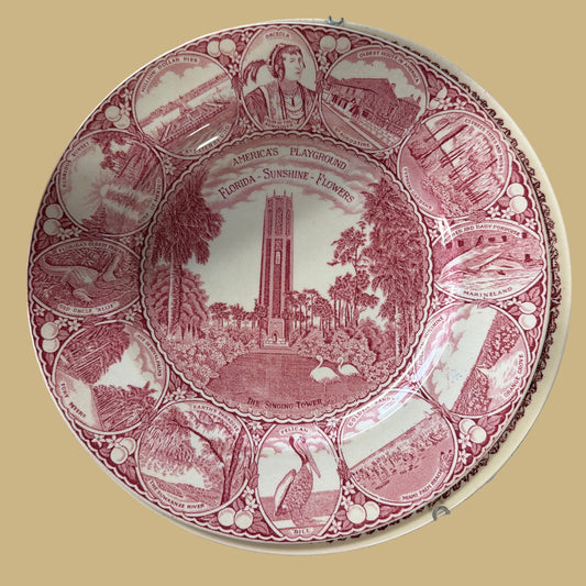 America’s Playground Transferware Plate