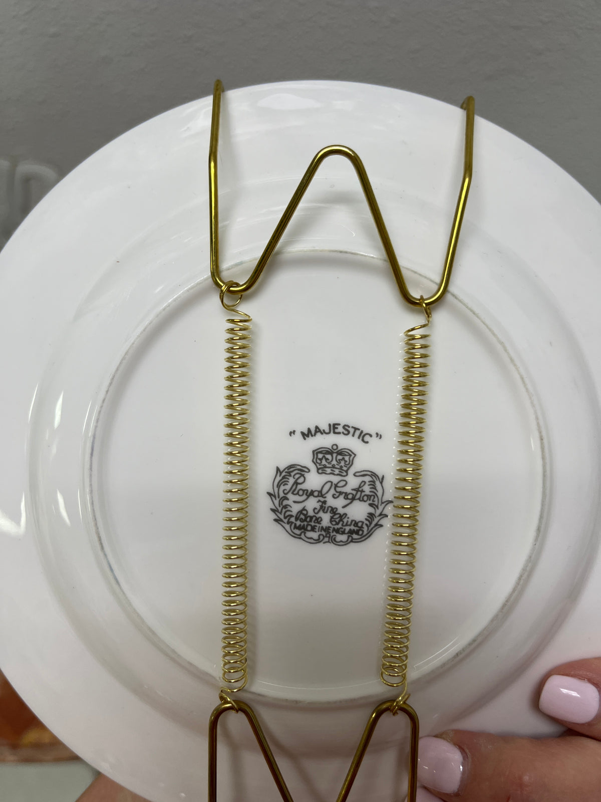 Vintage Royal Grafton Majestic Bone China Plate