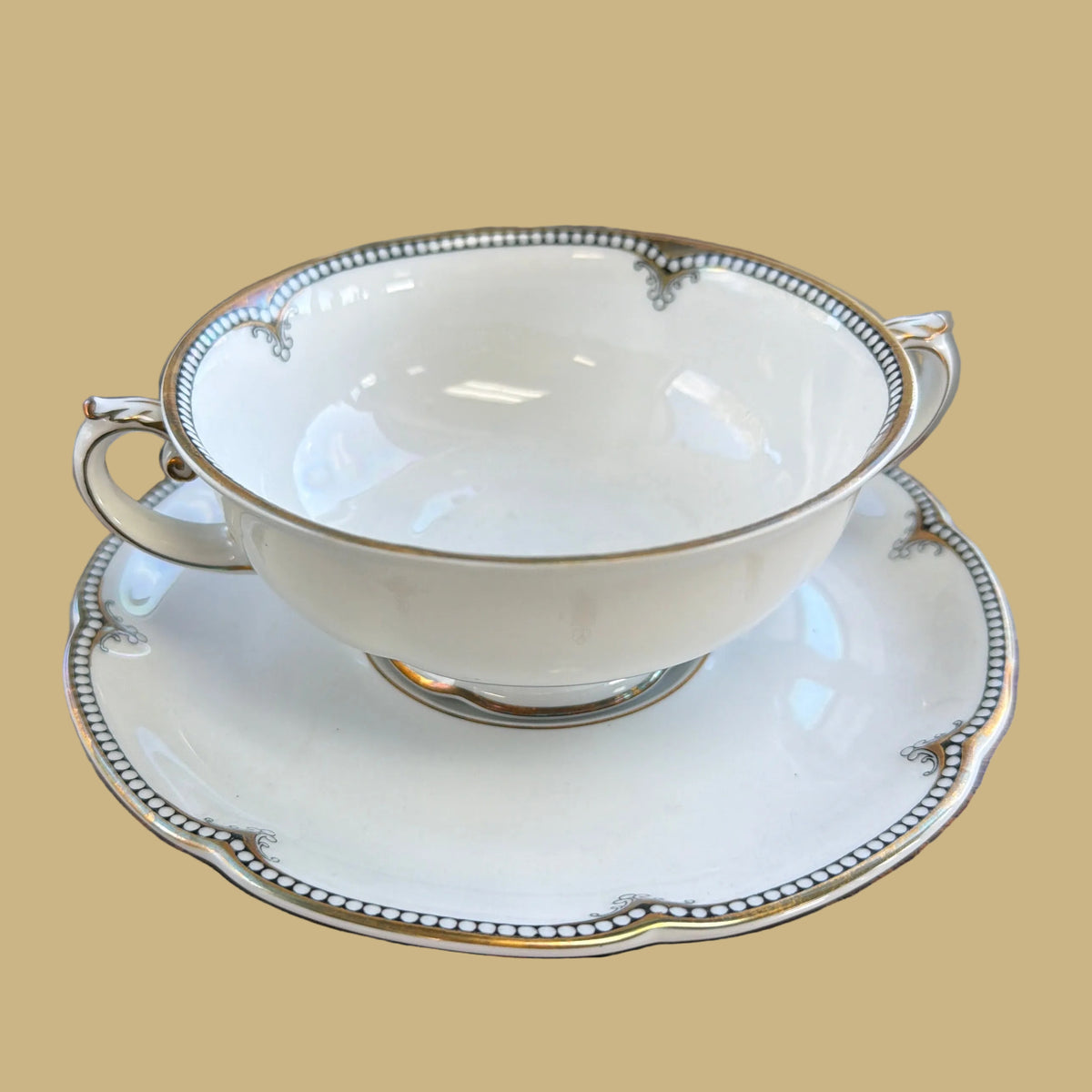 Royal Bayreuth Teacup and Saucer