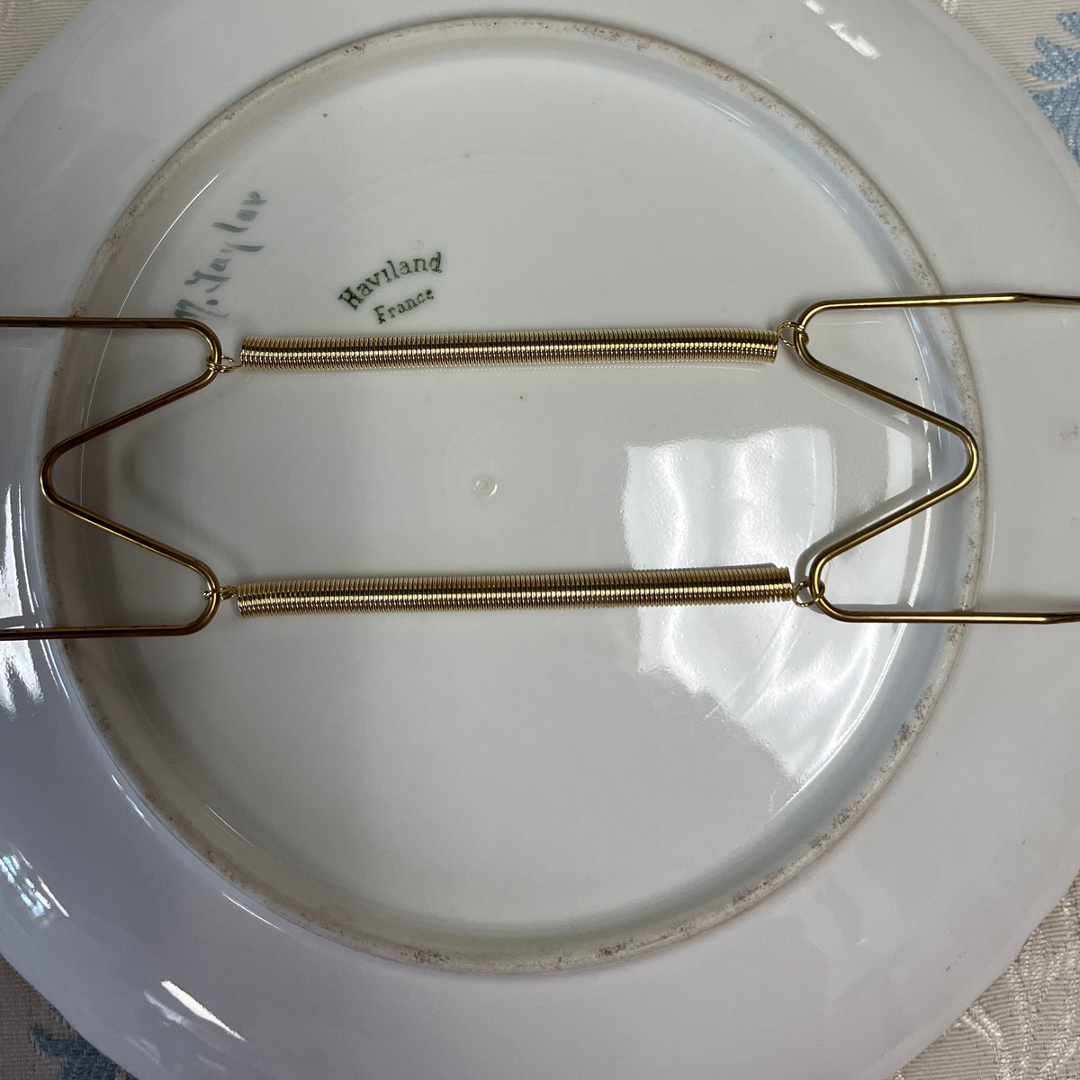 Hand-Painted Limoges Signed Plate