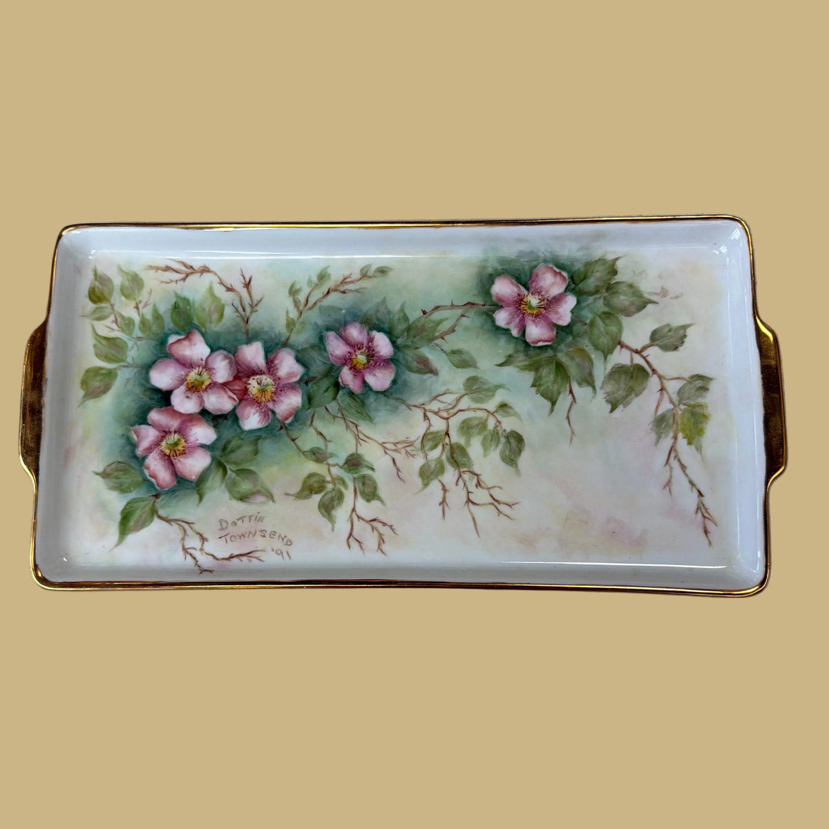 Hand-painted Serving Tray