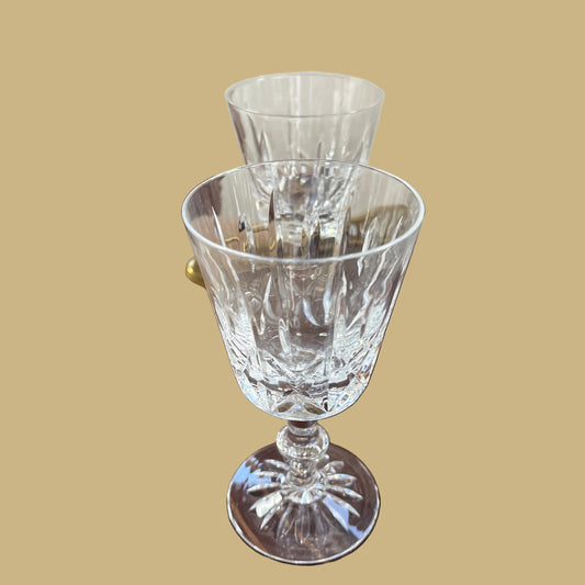 6pc Royal Brierley Crystal Ascot Wine Glasses
