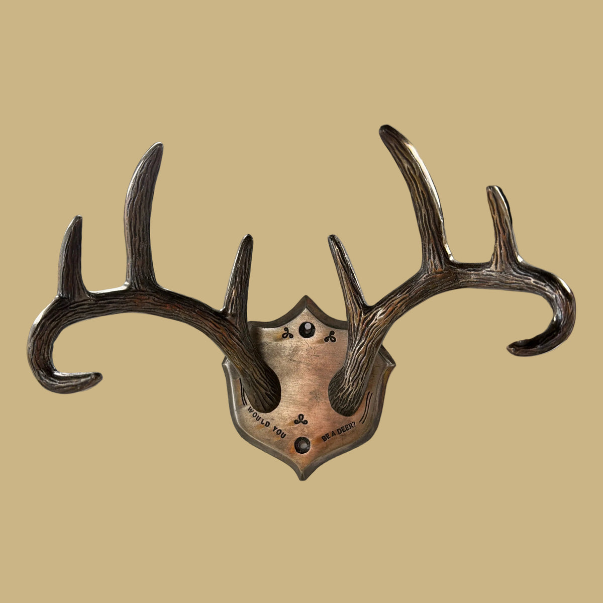 Anthropologie "Would You Be a Deer?" Wall-mounted Antler Hook Rack