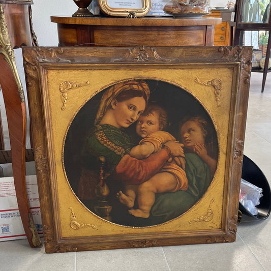 Reproduction of Raphael's Madonna della Seggiola