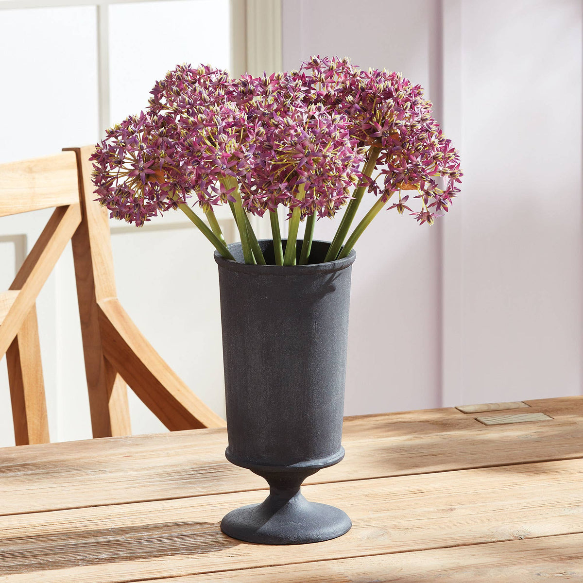 Allium Stems, Light Purple: PURPLE / POLYESTER/PLASTIC/WIRE