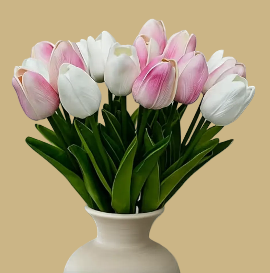 Real Touch Tulips Bouquet