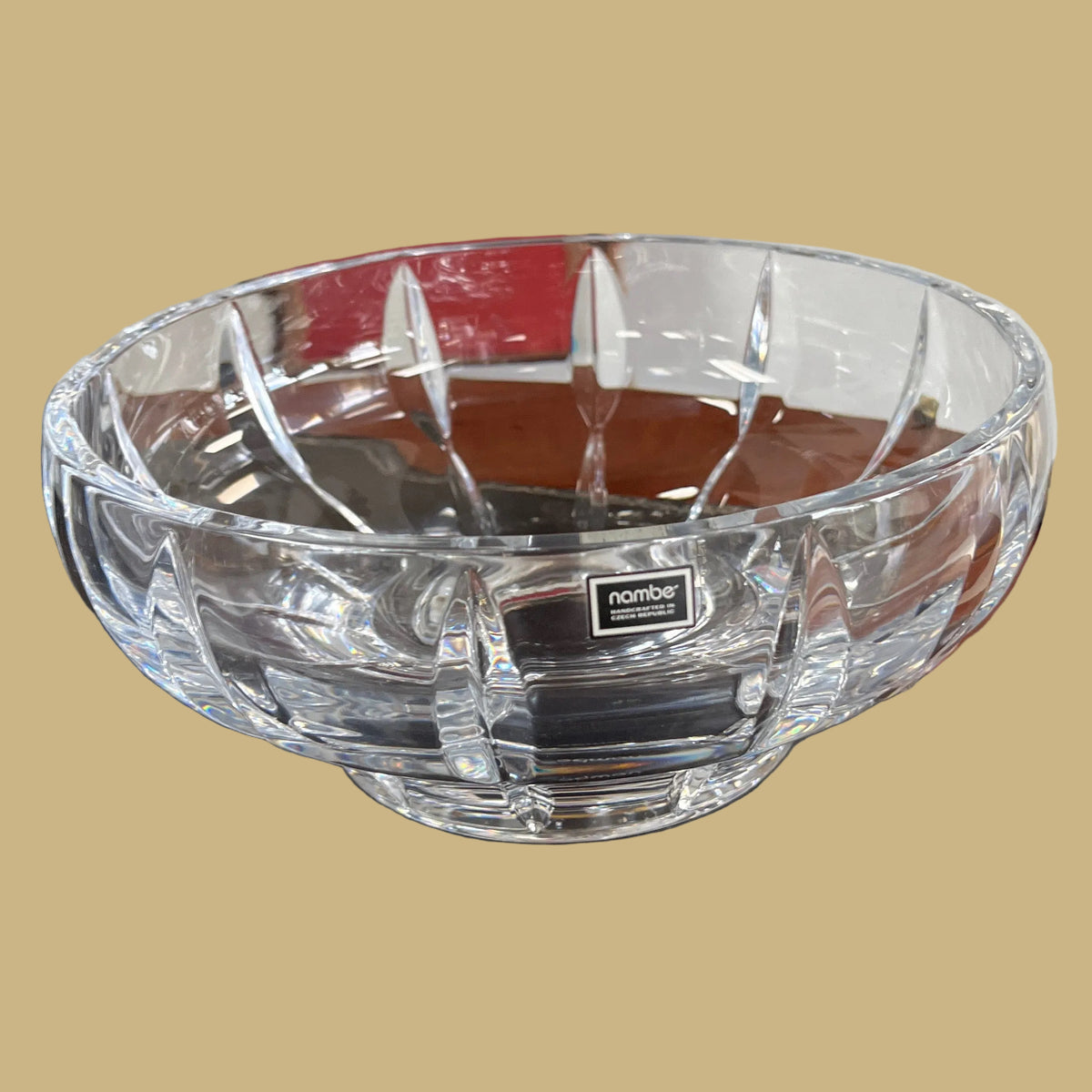 Nambe Crystal Bowl in Venus Pattern