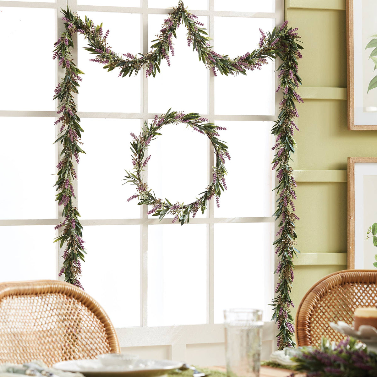 Lavender Garland 72"