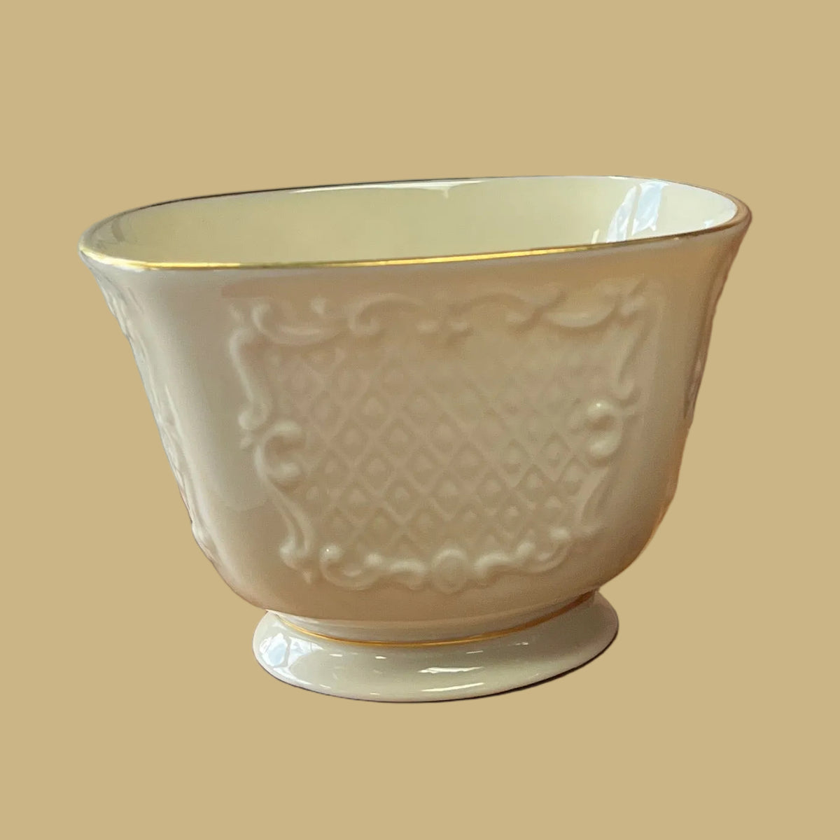 Lenox “Canterbury” Bowl 24k gold rim
