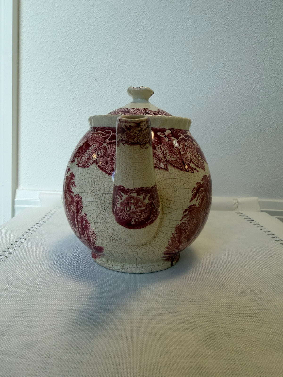 Antique Mason's Vista Transferware Ironstone Set of 3