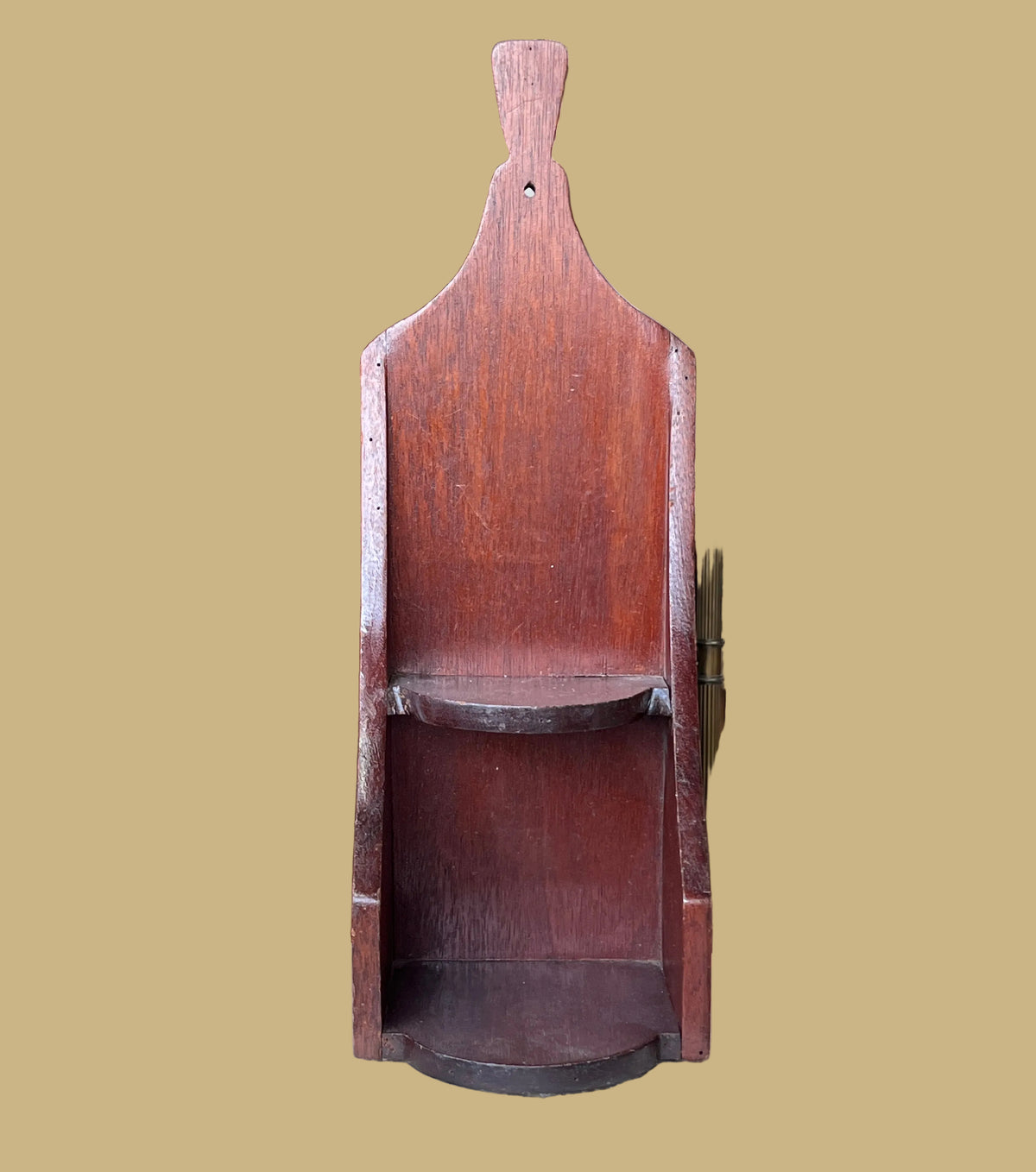 Vintage Two-Tier Hanging Shelf