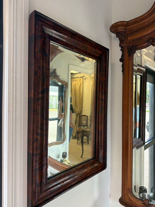 Antique Mahogany Ogee Mirror