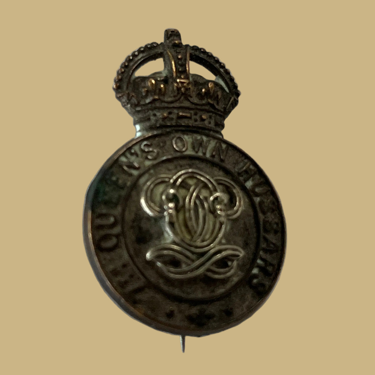 British Army Badge for The Queen's Own Hussars