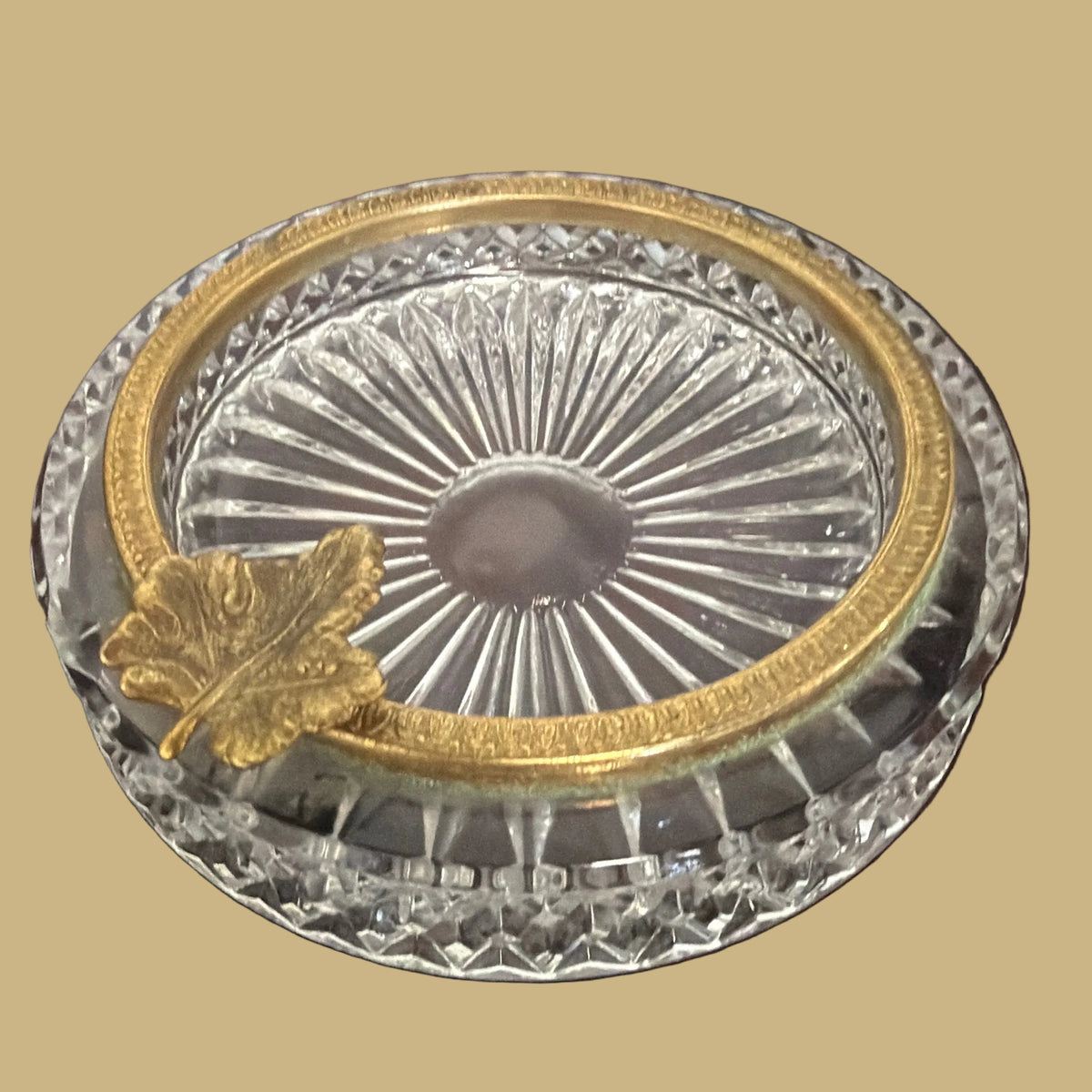 Vintage Crystal Ashtray