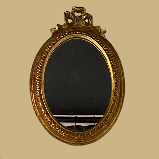 Vintage Mirror with Bow