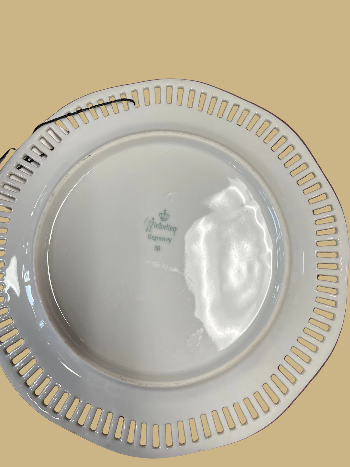Vintage German Winterling Plate
