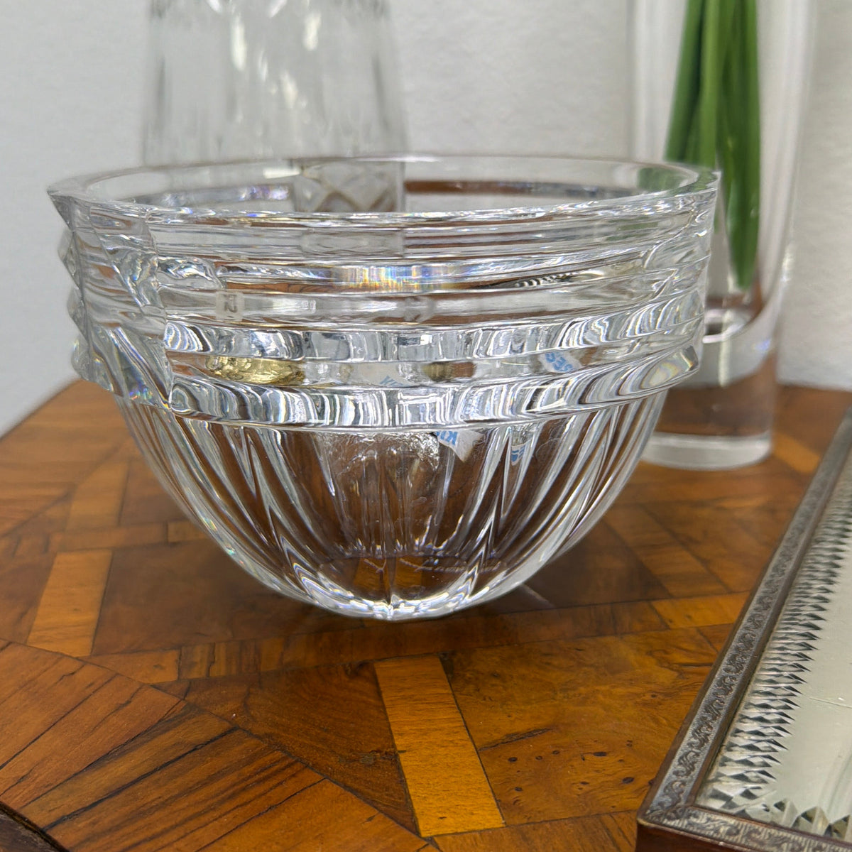 Orrefors Sweden Crystal Art Bowl